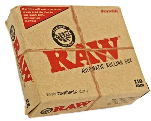1x RAW 110mm AUTOMATIC ROLLING BOX CIGARETTE ROLLING MACHINE