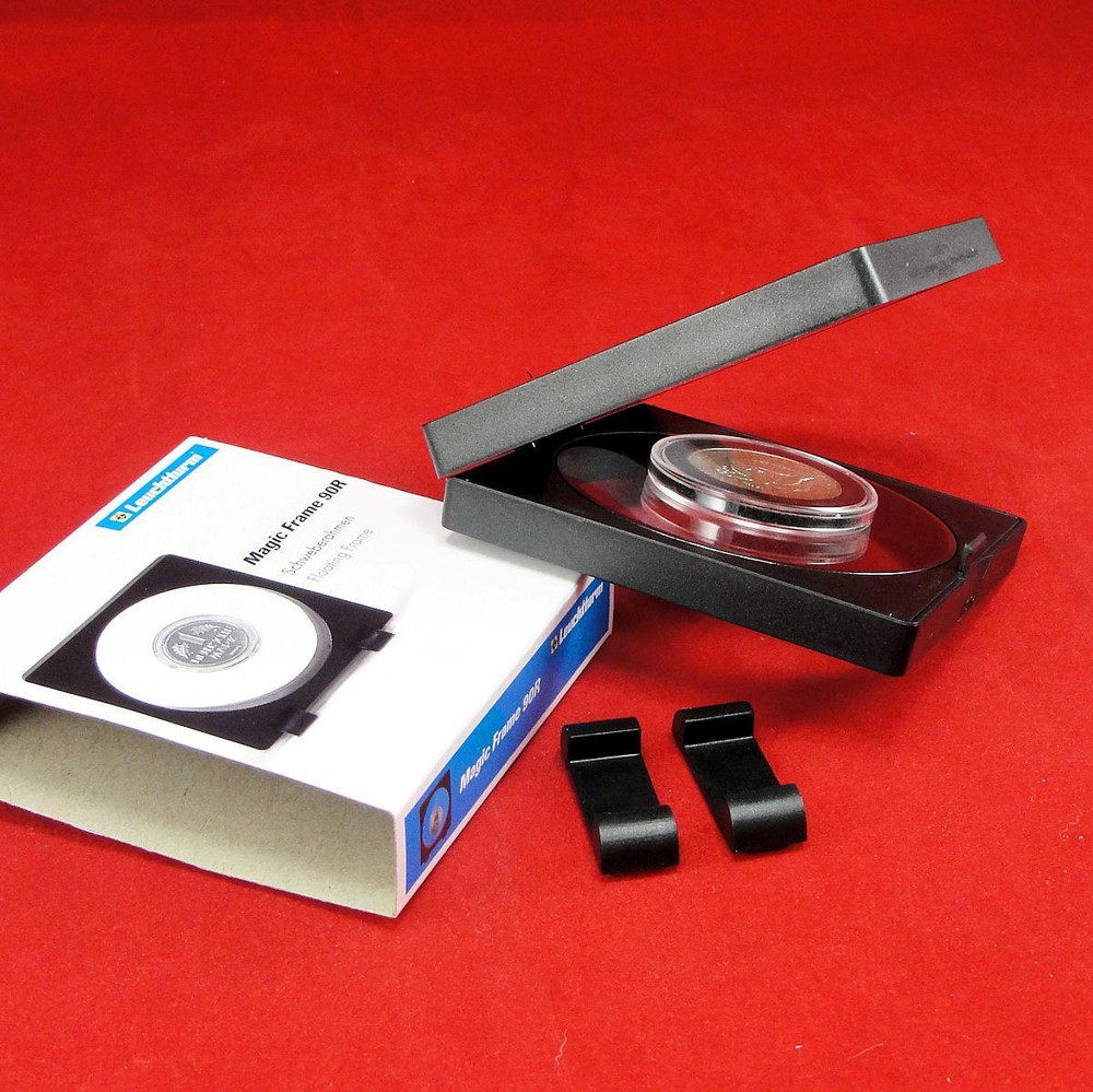 Floating Magic Frame Display Stand by Lighthouse, 90R Square w/Round Center, 1