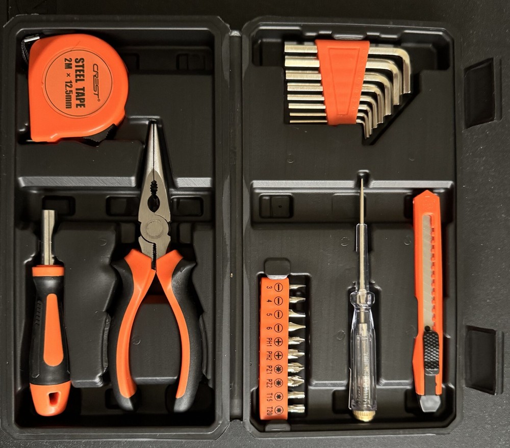 CREST 7 TOOL SET WITH CASE-NEW