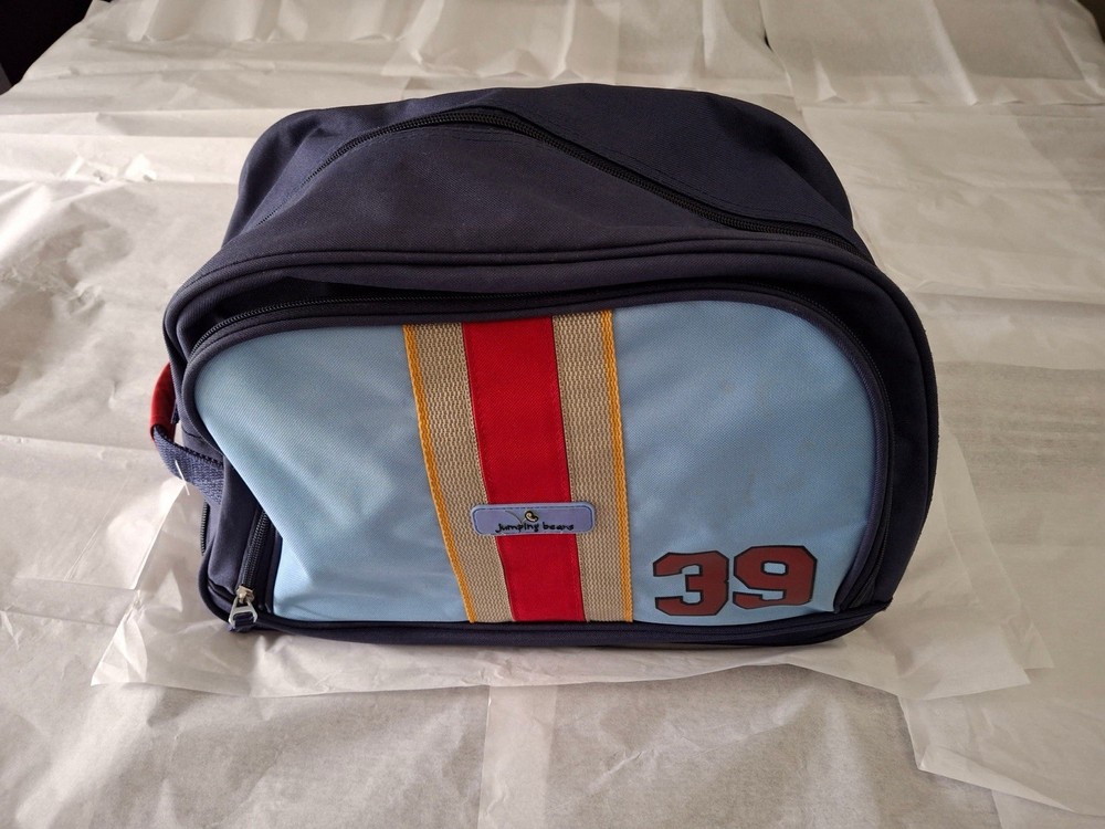 Jumping Beans Roller With Pull Out Handle Luggage Bowling Bag Zipper Closure