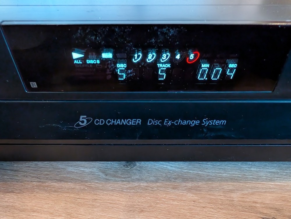 Sony CDP-CE500 5-Disc CD Changer Player USB - No Remote - Tested