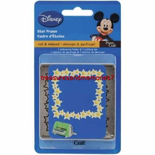 Cuttlebug DISNEY STAR FRAME Cut & Emboss!  Endless Crafts with The Star Frame