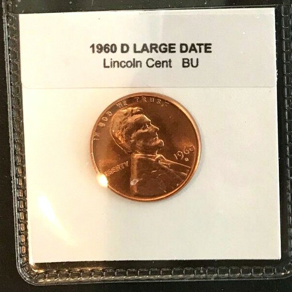 1960 D Large & Small Date CHOICE UNC Lincoln Cent (2 COINS)
