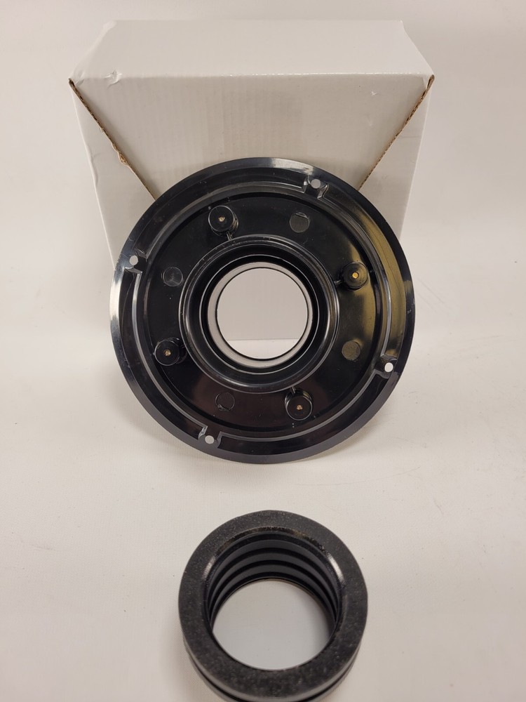 Merranox Shower Drain Installation ABS Flange M-RF100B Black