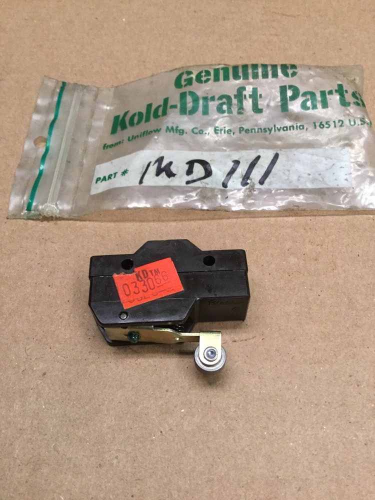 Kold Draft Ice Machine Switch P/N IND 111
