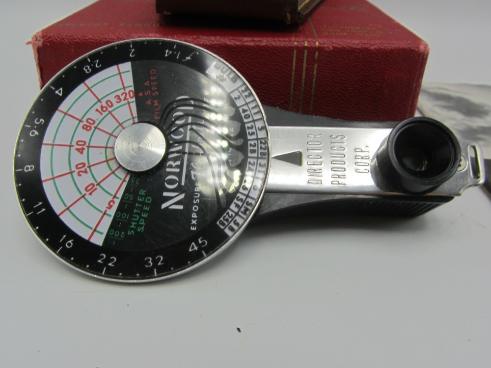 Norwood Flashrite Exposure Meter With Manual Case & Box