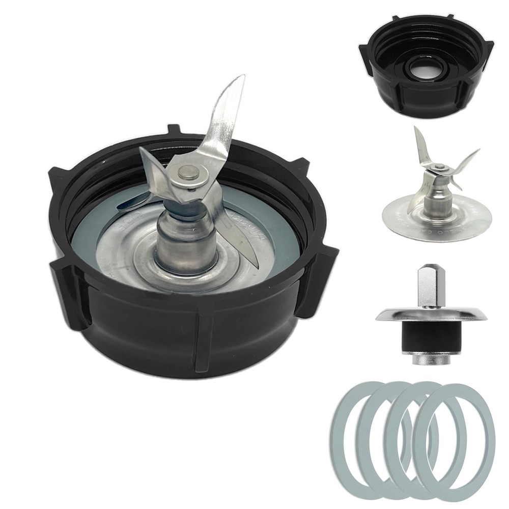 Blender Replacement Parts Kit Ice Crusher Blade Base Cap Coupling Gaskets Set