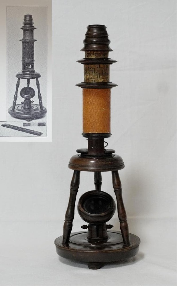 Nuremberg microscope Antique 18th-19th century German