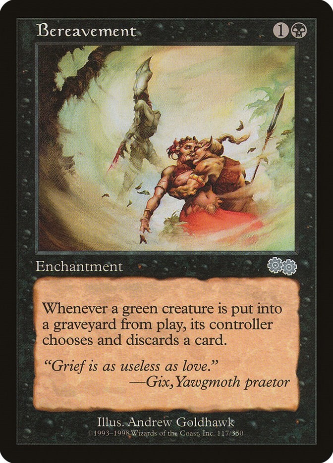 Bereavement Urza's Saga 117 MTG MP