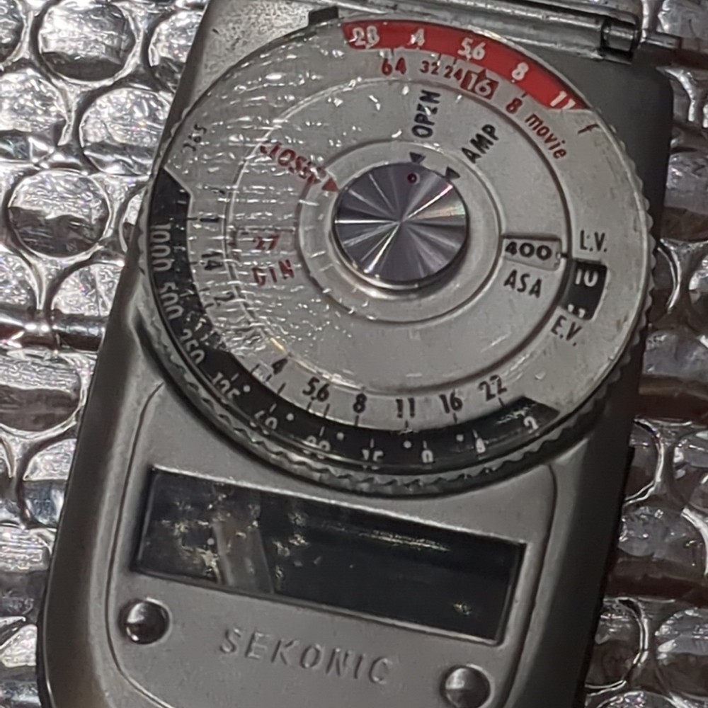 VINTAGE SEKONIC MODEL 38 AUTO LEADER - LIGHT METER / WORKING