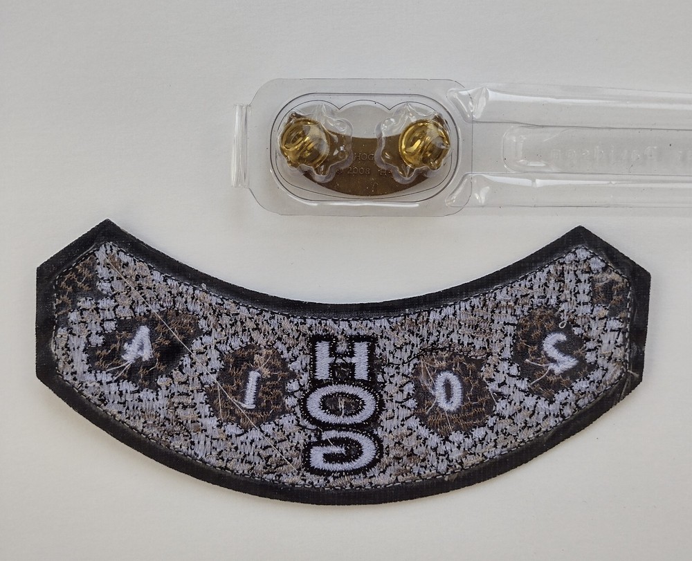 2014 Harley-Davidson HOG (Harley Owners Group) Rocker Patch And Pin