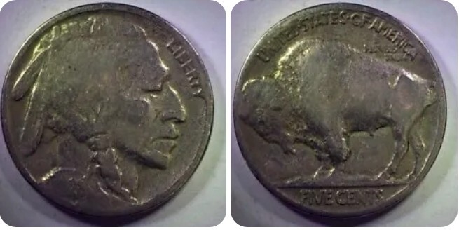 1928 P Buffalo Nickel#4w