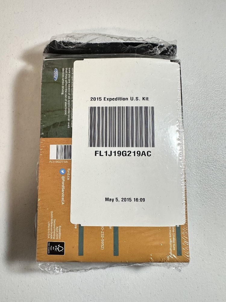 2015 Ford Expedition Owner's Manual Set OEM