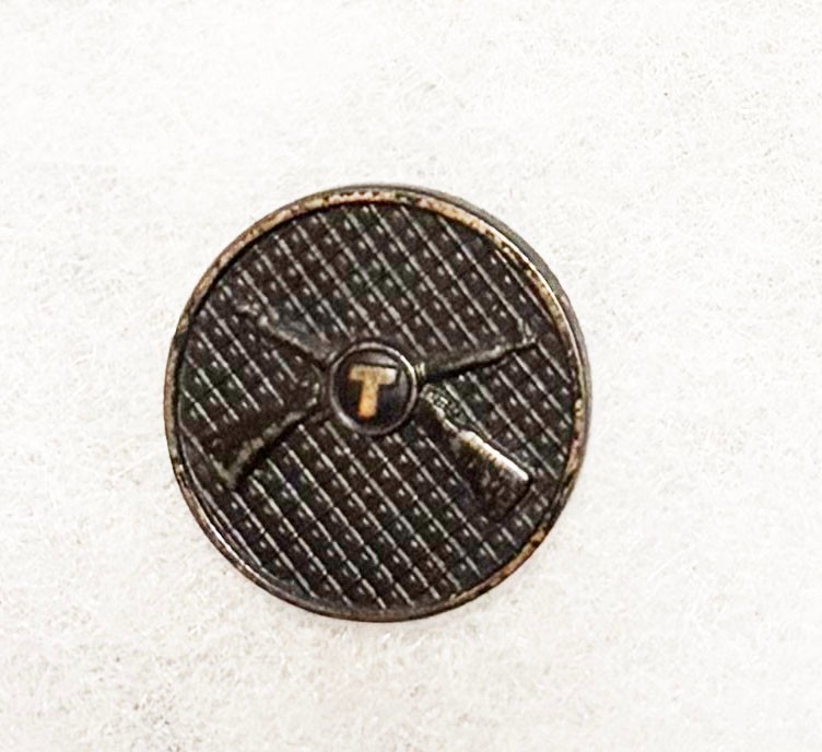 WWI Tank Infantry Enlisted Collar Disc