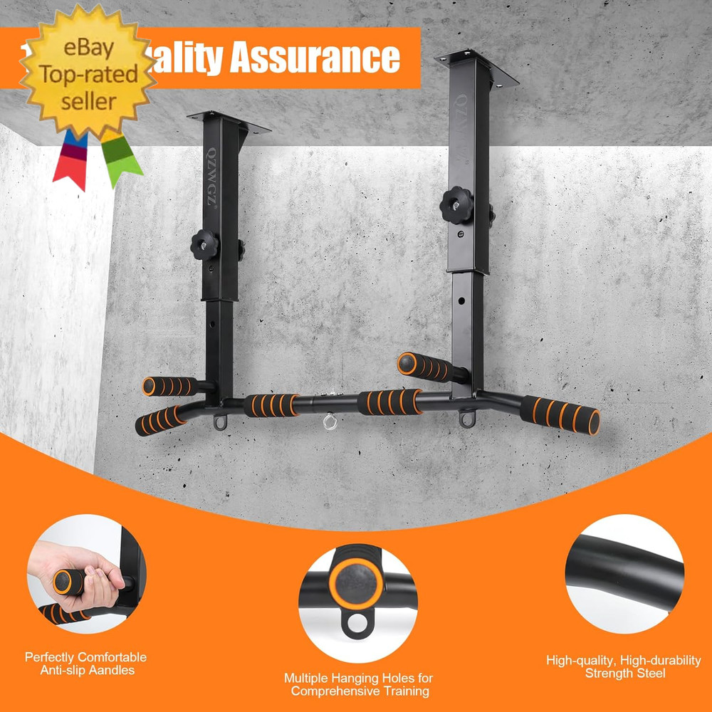 Height Adjustable Pull up Bar, Heavy Duty Pull up Bar, Barmount, Ceiling Mount