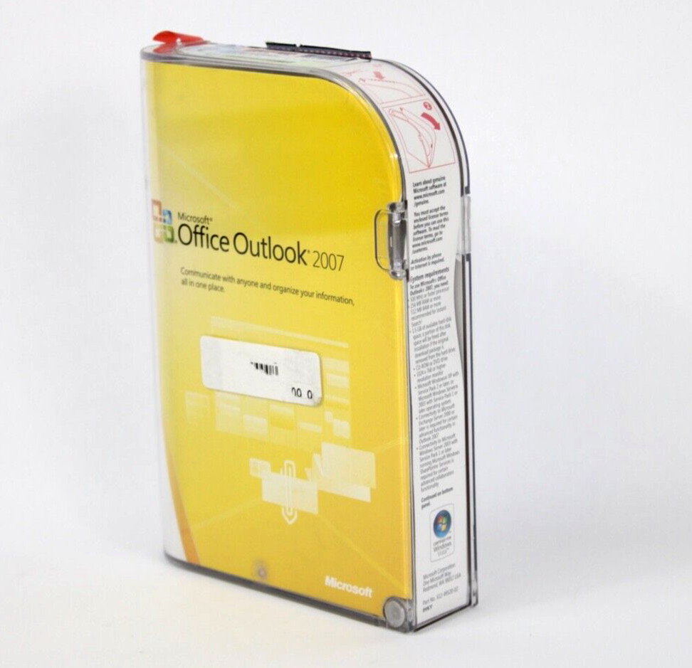 Microsoft Office Outlook 2007 Full Retail English Version - New Open Box