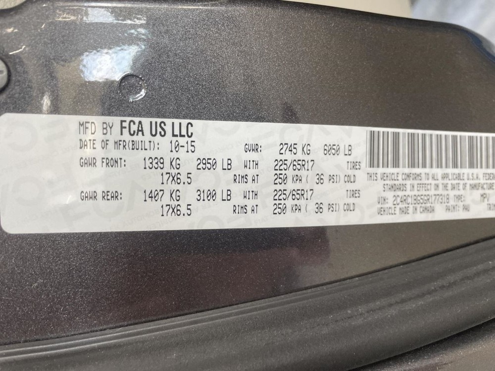 Chassis ECM Multifunction Includes Fuse Box Fits 15-20 CARAVAN 1012584
