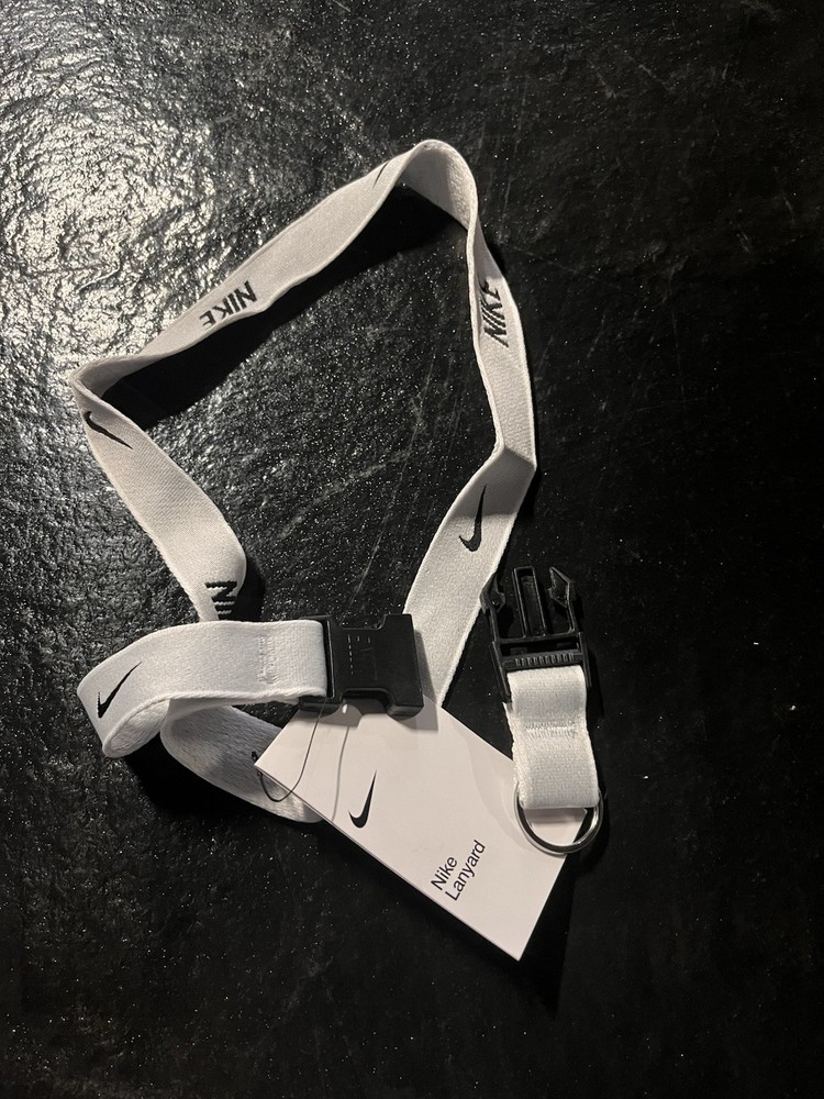 Nike Premium Lanyard White | Black