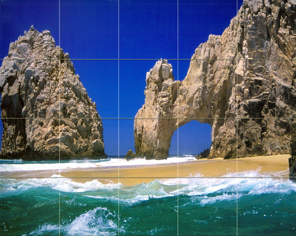 Art Mural Ceramic Ocean Coast Bath Backsplash Tile #361