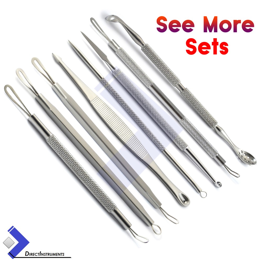 Blackhead Pimple Blemish Needle Extraction Acne Comedone Extractor Remover Tools