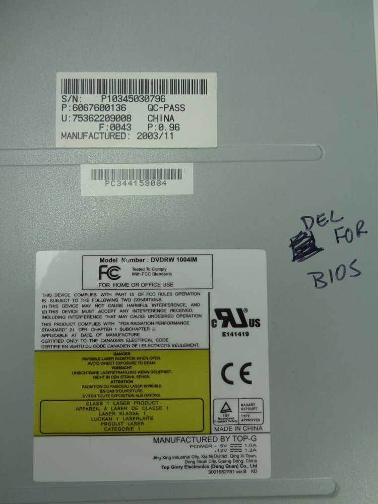 Emprex DVD Dual Rewritable Drive Write Rewrite CD RW Internal Computer Drive T