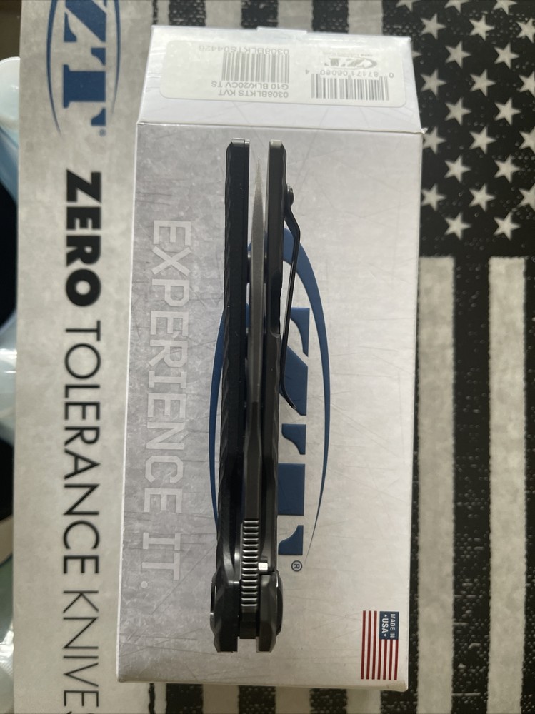 Zero Tolerance 0308BLKTS Frame Lock 20CV Stainless Authorized￼ Dealer