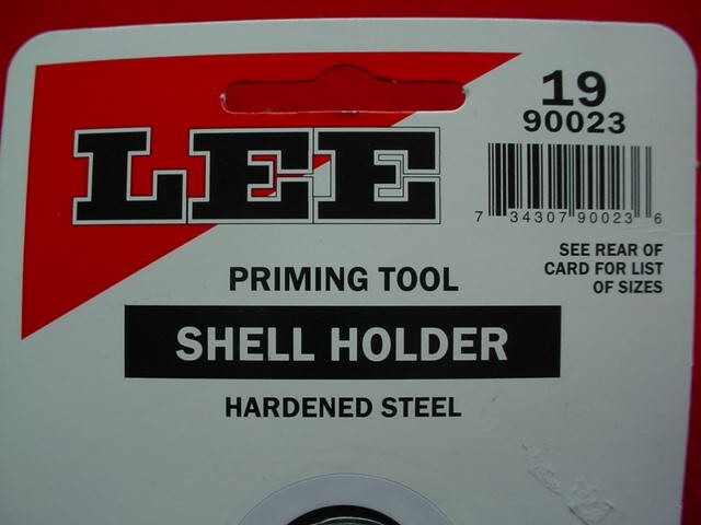Lee - #90023- Priming Tool Shell Holder - #19 - New !!