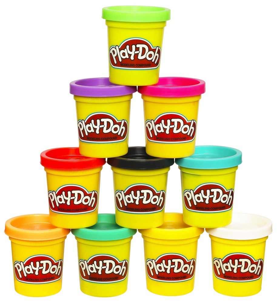 Play Doh Modeling Compound 10-Pack Case of 10 Count(Pack 1), Multicolor