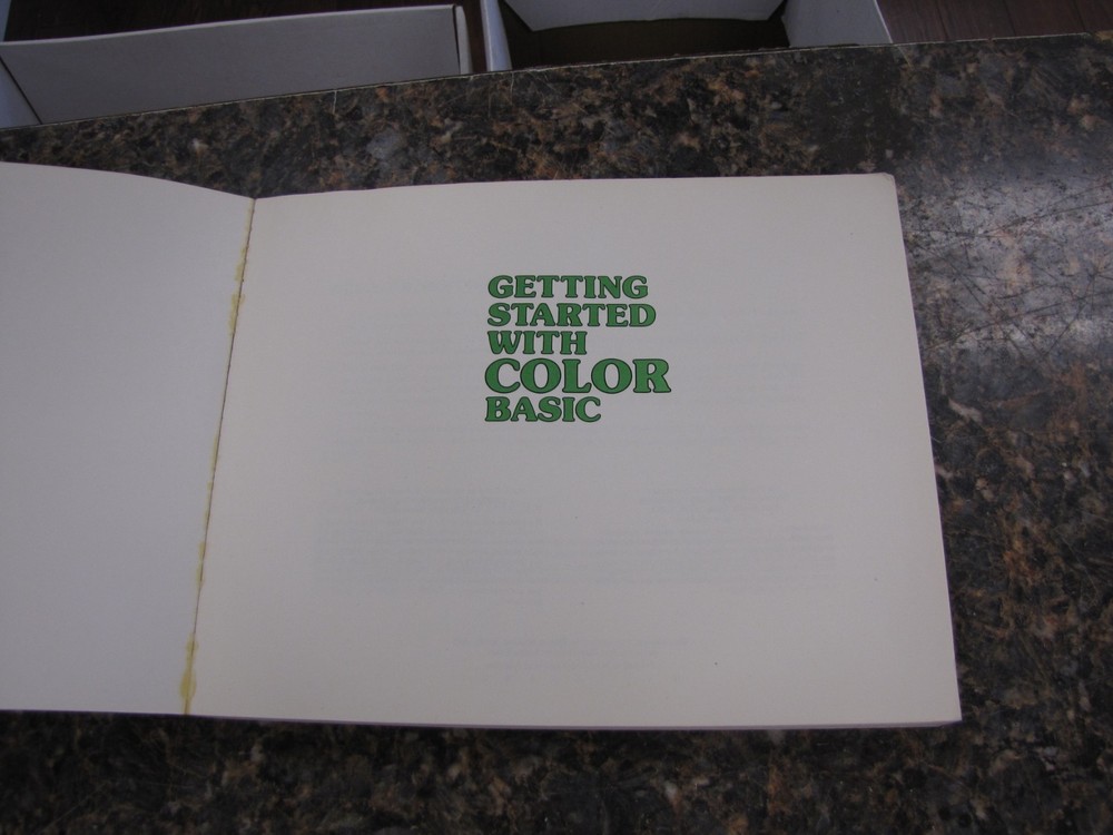 Radio Shack Getting Started Color BASIC, Going Ahead w/ Extended Manuals NICE!