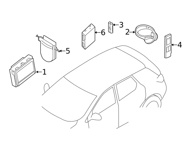 Genuine Nissan Infotainment Display Control Module 28346-3ZD0A