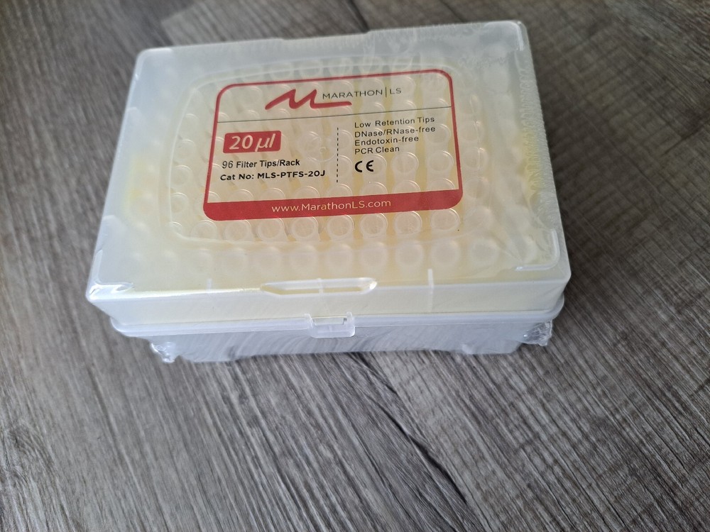 MARATHON LS 200μL Pipette Tips, Low Retention, Filter, Sterile, 96/rack