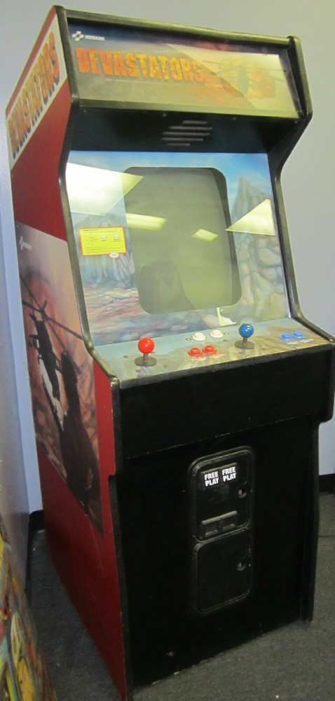 DEVASTATORS ARCADE MACHINE by KONAMI 1988 (Excellent Condition) *RARE*