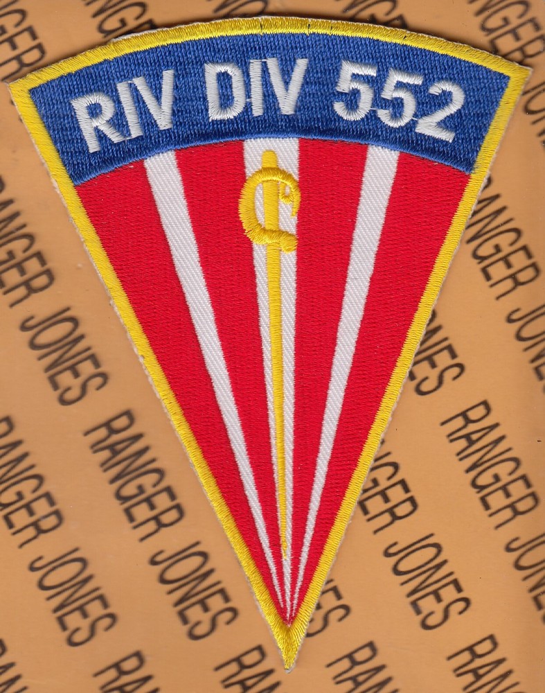 USN Navy 552nd River Assault Section PBR ~5" patch c/e