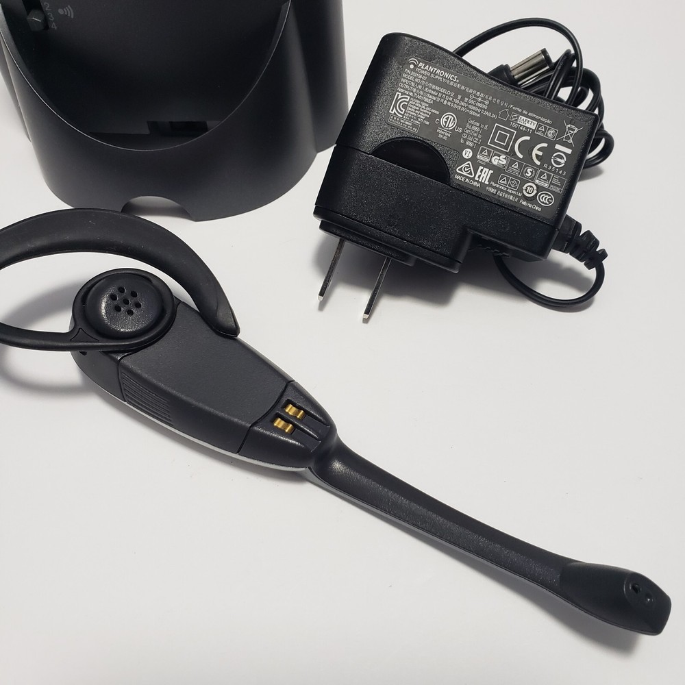 Plantronics CS55 Wireless Phone Headset w/ Charging Base Tested