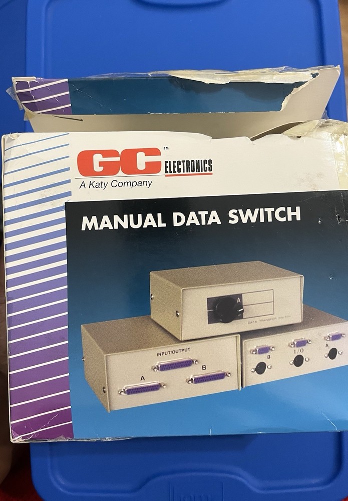 New In Box GC Electronics 45-2108 Data Transfer Switch, 2-Position Switch A/B