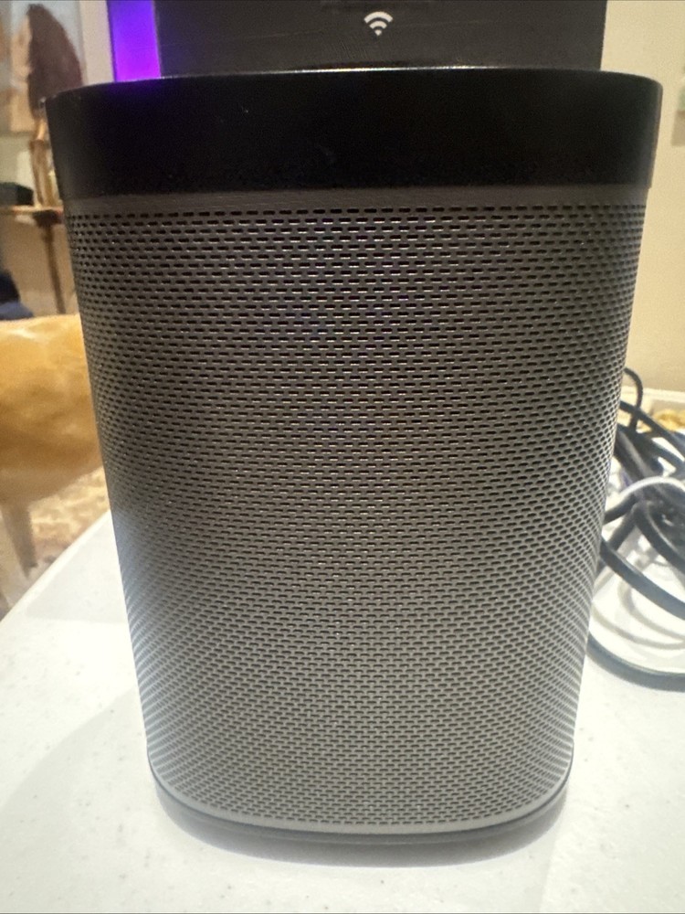 Sonos Play:1 Smart Speaker Black - Tested - Working Complete In Box EUC!