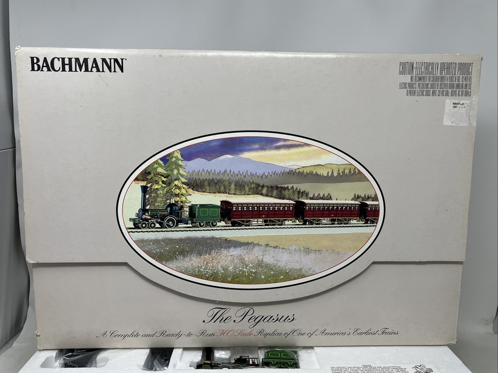 Bachmann HO Scale “The Pegasus” Train Set Open Box Complete Unused - READ