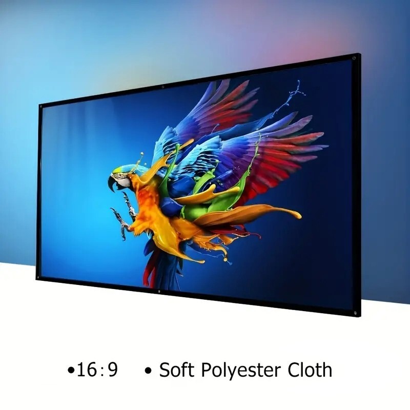 High definition foldable portable projection screen 100 inches