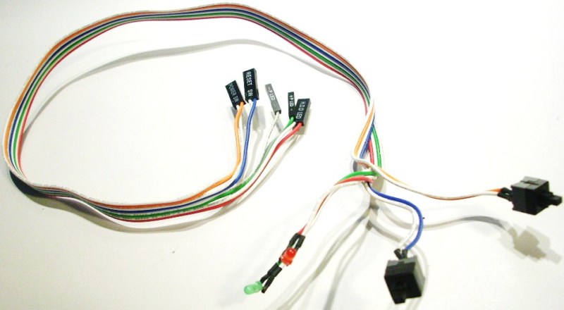 Systemax Universal Desktop PC Power button Reset Switch 20 inch