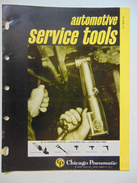 Vintage 1962 Chicago Pneumatic (CP) Tools Catalog