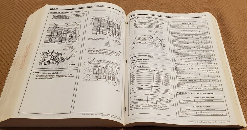 1996 Ford Cargo Van Service Manual