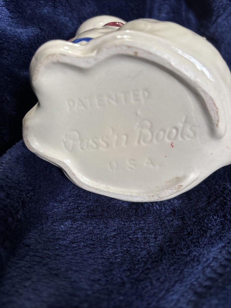 Pattened Puss And Boots Cream Pitcher