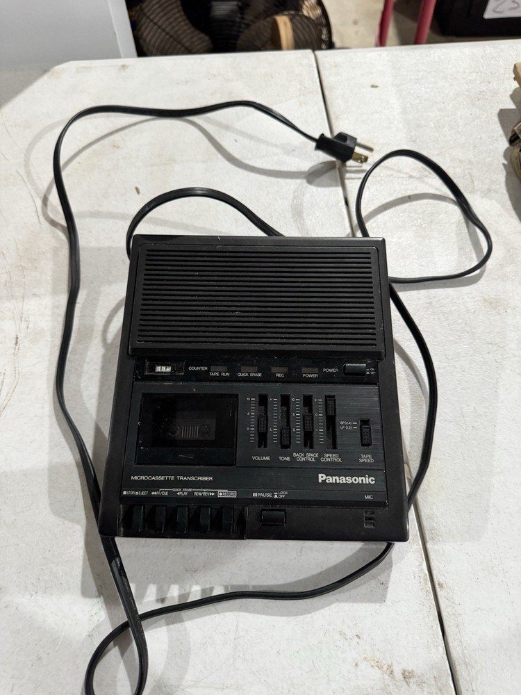Panasonic Micro Cassette Transcriber Recorder RR-930
