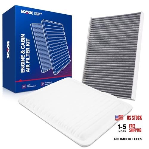 Engine & Cabin Air Filter Kit, Replacement for Cadillac DTS 2006-2011,