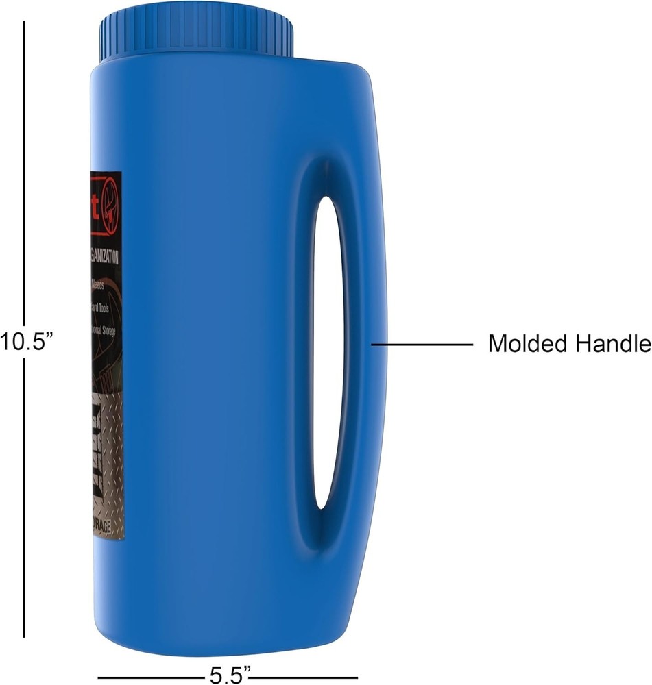 Multipurpose Salt and Seed Spreader - 2.3L Handheld Tool for Efficient Gardening