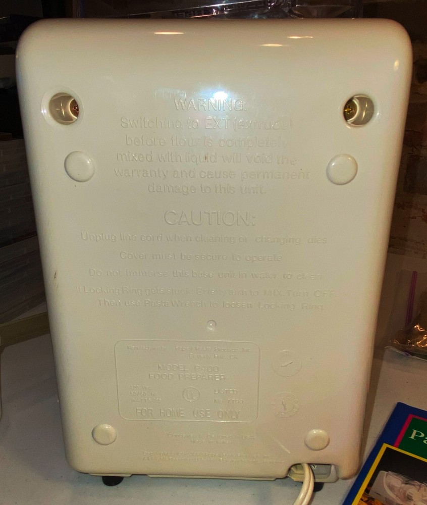 Ronco Popeil Automatic Pasta Maker Food New Open Box See Pics