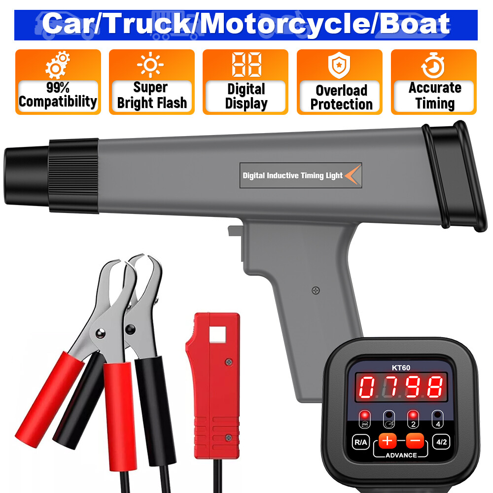 12V Professional Inductive Timing Light Car Motor Engine Ignition Strobe