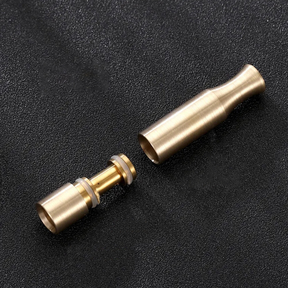 Solid Brass Mini Cigarette Holder Cigarette Filter Pipe Cigarette Holders New