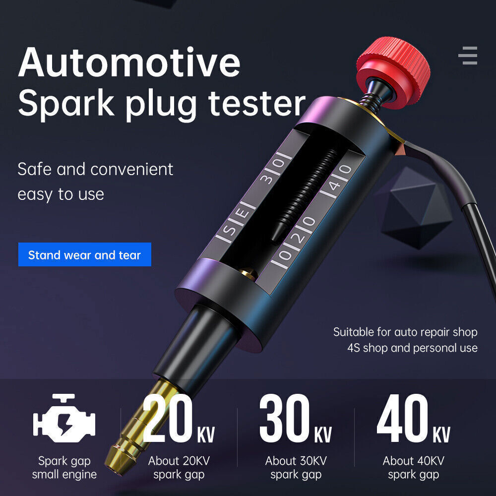 In Line Spark Plug Tester Ignition System Coil Engine Auto Diagnostic Test Tool
