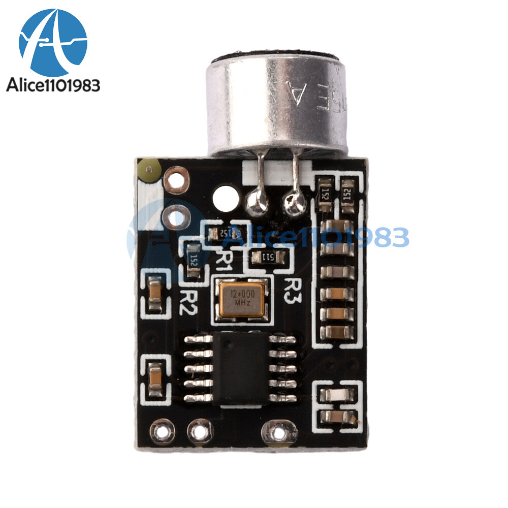 Wireless Microphone MIC FM 10dBm transmitter module support Dual-channel Stereo